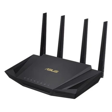 Фото для Wi-Fi роутер Asus AX58U AX3000 10/100/1000BASE-TX черный