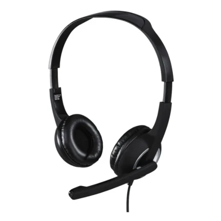 Фото для Наушники+микрофон Hama Essential HS-P150 Essential черный/серебристый 2м мониторные (00053982)