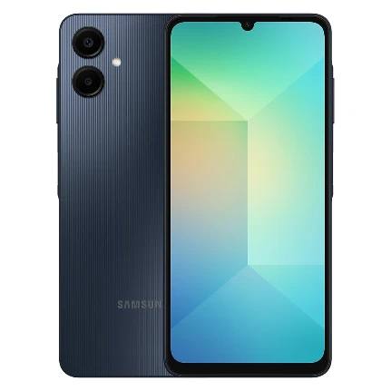Фото для Смартфон Samsung Galaxy A06 SM-A065F 64Gb 4Gb черный 3G 4G 6.7" 720x1600 And 802.11 b/g/n GPS SM-A065FZKDSKZ