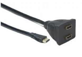 Фото для Разветвитель HDMI Cablexpert DSP-2PH4-002, HD19F/2x19F, 1 компьютер - 2 монитора