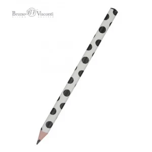 Фото для КАРАНДАШ 4В "HAPPY GRAPHIX JUMBO. BLACK POLKA DOTS"