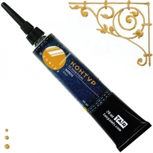 Фото для КРАСКИ БАТИК TAIR КОНТУР 20МЛ ЗОЛОТО