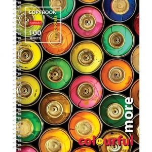 Фото для ТЕТРАДЬ 100Л КЛЕТКА "COLORFUL MORE" С КАРМАНАМИ
