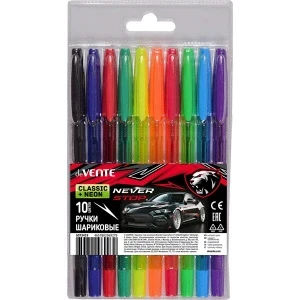 Фото для НАБОР ШАРИКОВЫХ РУЧЕК deVENTE NEVER STOP 10ЦВ