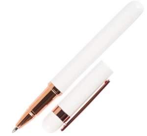 Фото для РУЧКА ПОДАРОЧНАЯ РОЛЛЕР "FIORENZO" БЕЛО-ЗОЛОТОЙ КОРПУС