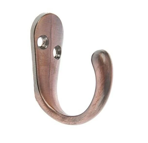 Фото для Крючок мебельный KM1003AC, однорожковый, цвет медь
