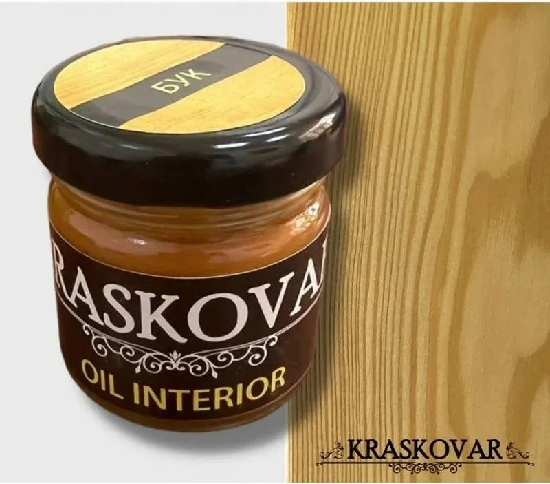 Масло для интерьера Kraskovar Deco Oil Interior Бук 40 мл