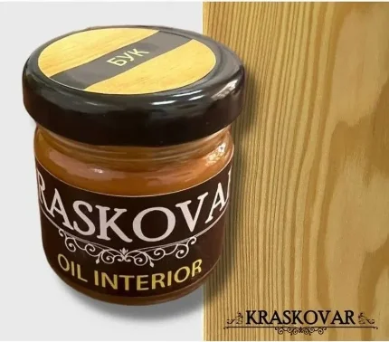 Фото для Масло для интерьера Kraskovar Deco Oil Interior Бук 40 мл