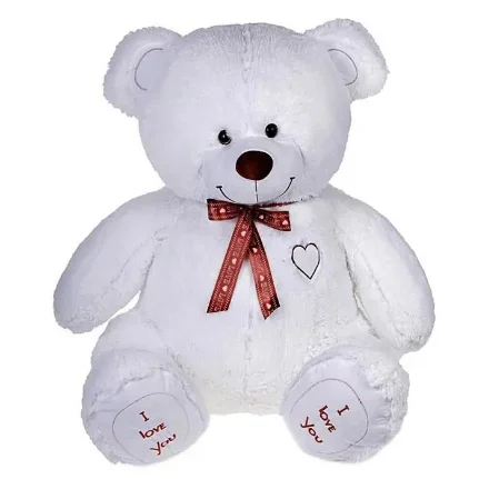 Фото для Мягкая игрушка "Медведь Феликс" белый, 120 см