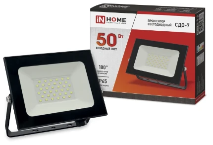 Фото для Прожектор ASD СДО 7 50Вт 230В 6500К IN HOME