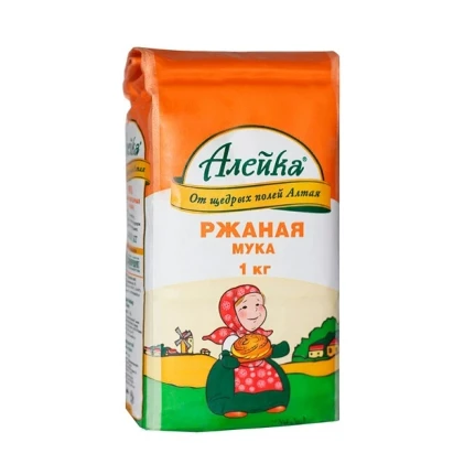 Фото для Мука Алейка 1кг ржаная в/с Алтай*8