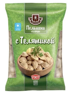 Фото для Пельмени Ратимир 600г с телятиной