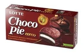 Фото для Печенье Чоко Пай Лотте 6шт какао Корея*16