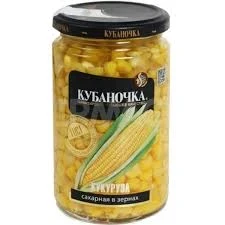 Фото для Кукуруза Кубаночка 360гр сладкая ст/б*12