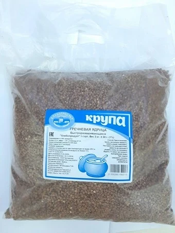 Фото для Крупа Хлебопродукт 3кг гречневая*8