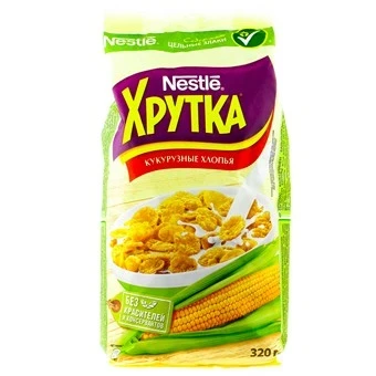 Фото для Завтрак сухой Хрутка 320гр хлопья*12