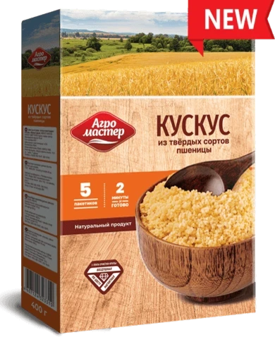 Фото для Крупа АгроМастер 400гр кус-кус вп*6