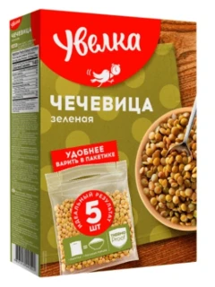 Фото для Крупа Увелка 5*80гр чечевица *6