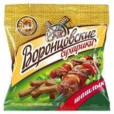 Фото для Сухарики Воронцовские 80гр со вкусом Шашлыка*22