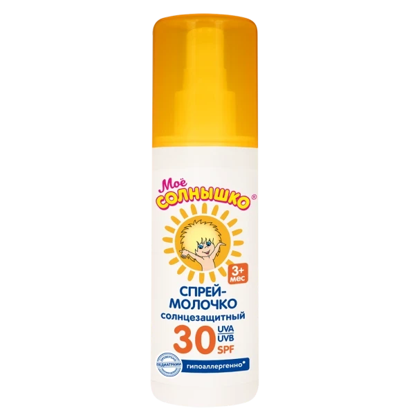 Фото для Спрей солнцезащитный Мое солнышко 100мл SPF 30 детский*8
