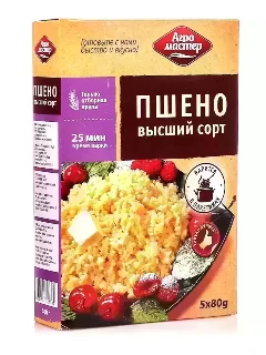 Фото для Крупа АгроМастер 400г пшено ВП*6/5