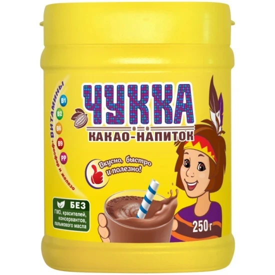 Фото для Какао напиток Чукка 250гр гранулированный*10