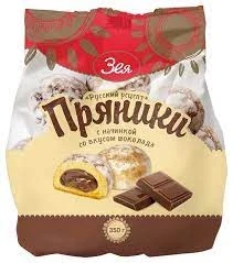 Фото для Пряники Зея 350г Русский рецепт со вкусом шоколада*12