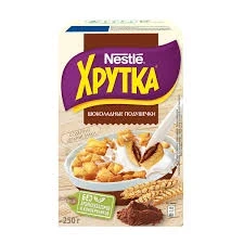 Фото для Завтрак сухой Хрутка 250гр подушечки с шоколадной начинкой *16