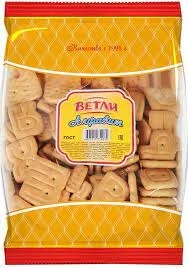 Фото для Печенье Ветли 400гр Алфавит*18