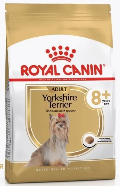 Роял Канин Yorkshire Terrier Adult 8+ с/к для пожилых собак старше 8 лет, 500 гр