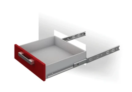 Фото для Комплект направляющих шариковых, цинк, L=400мм, (до 20кг) DB3501Zn/400