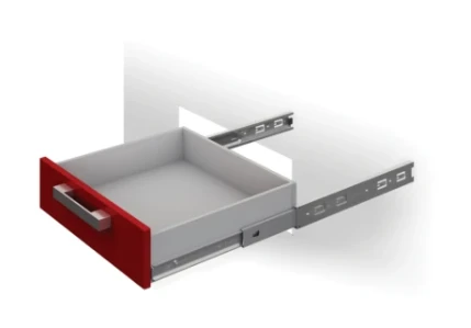 Фото для Комплект направляющих шариковых, цинк, L=550мм, (до 25кг) DB4501Zn/550