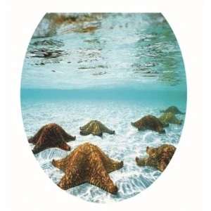Фото для Сиденье для унитаза Мягкое "Морские звезды"