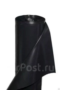 Фото для Пленка полиэтиленовая рукав 1,5м. т.150мкм черная (50м)