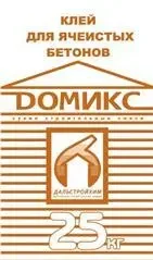 Фото для Клей для керамической плитки для ячеистых бетонов 25 кг Домикс (49)