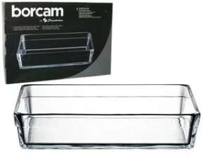 Фото для Форма стеклянная 2,5 л BORCAM 287х197 мм Laser Logo прямоуг. 1/6