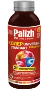 Фото для Паста колеровочная темно-коричневый 150гр Palizh STANDART