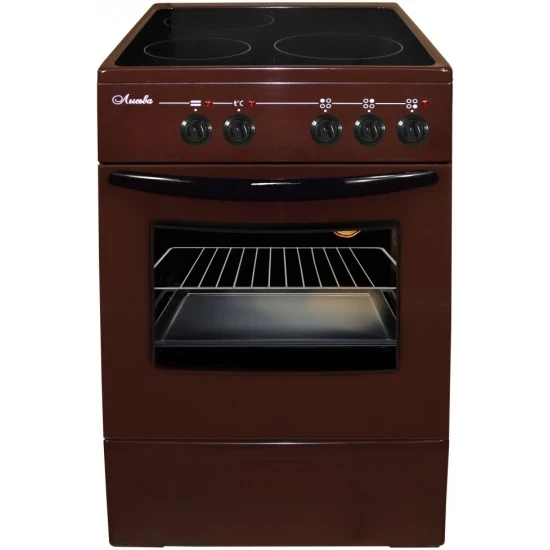 Фото для Плита электр. ЛЫСЬВА EF3001MK00 КОРИЧН.Стеклокерам.(50*60*85,3 конф,57л)