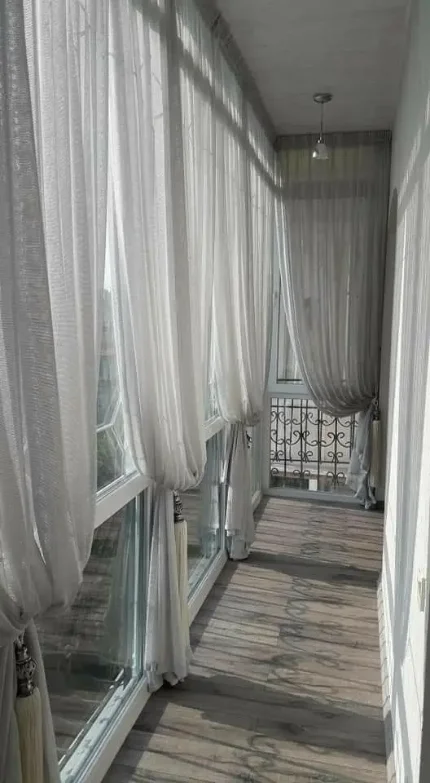 Как сшить шторы на балкон своими руками? (6 фото)