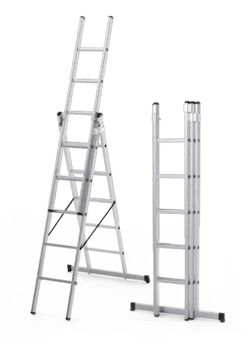 Фото для Лестница трехсекционная, универсальная 12 ступеней max h 8415 мм