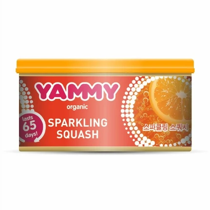 Фото для Ароматизатор на торпедо Yammy Sparkling Squash (Свежесть), с растительным наполнителем, баночка 42г, арт. D015