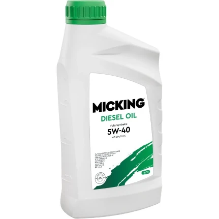 Фото для Масло моторное Micking Diesel Oil PRO1 5w40, синтетическое, API CI-4, для дизельного двигателя, 1л, арт. M1155