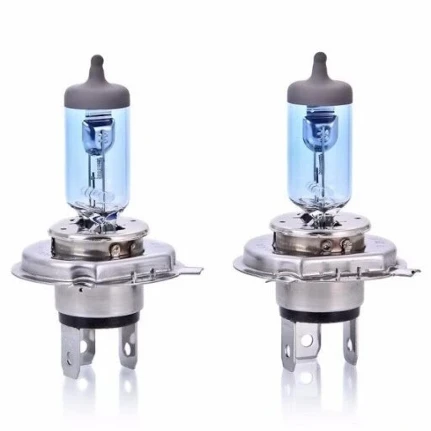 Фото для Лампа галогенная Koito White Beam Premium H4 (P43t, T16), 12В, 60/55Вт (соответствует 135/125Вт), 4500К, комплект 2 шт