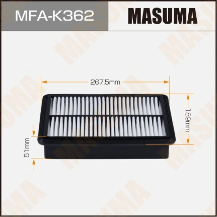 Фото для Фильтр воздушный Masuma, арт. MFA-K362