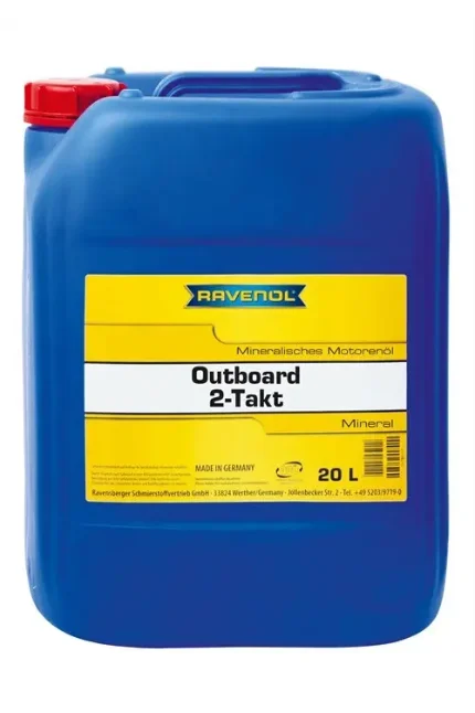 Фото для Масло RAVENOL для лодочных моторов Outboardoel 2T Mineral 20л