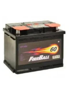 Фото для Аккумулятор 60Ач FIRE BALL 6СТ-60 L прямая полярность, минус справа, толстые клеммы 242х175х190мм