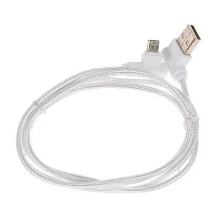 Фото для Кабель USB Micro угол 90° 0,9м 1,0А LuazON