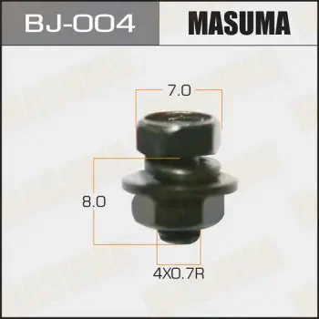 Фото для Болт с гайкой MASUMA BJ-004 M4х8х0,7 (набор 15шт) 
