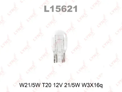 Фото для Автолампа 12V W21/5W цоколь W3x16q LYNXauto