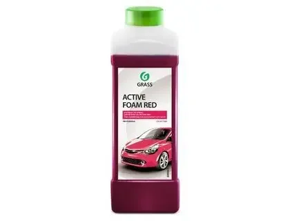 Фото для Автошампунь для б/к мойки GRASS Active Foam Red 1кг